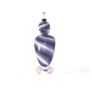 Handmade glass perfume bottle
